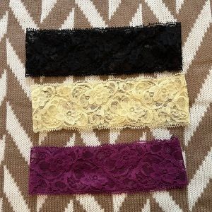 Bundle Of Three Lace Children’s Headbands